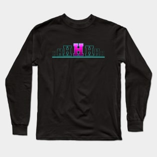 Letter H Long Sleeve T-Shirt